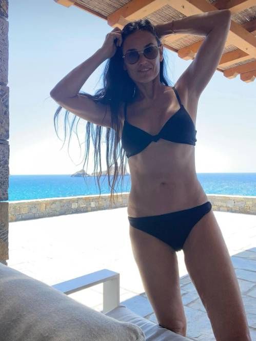 Demi Moore w bikini