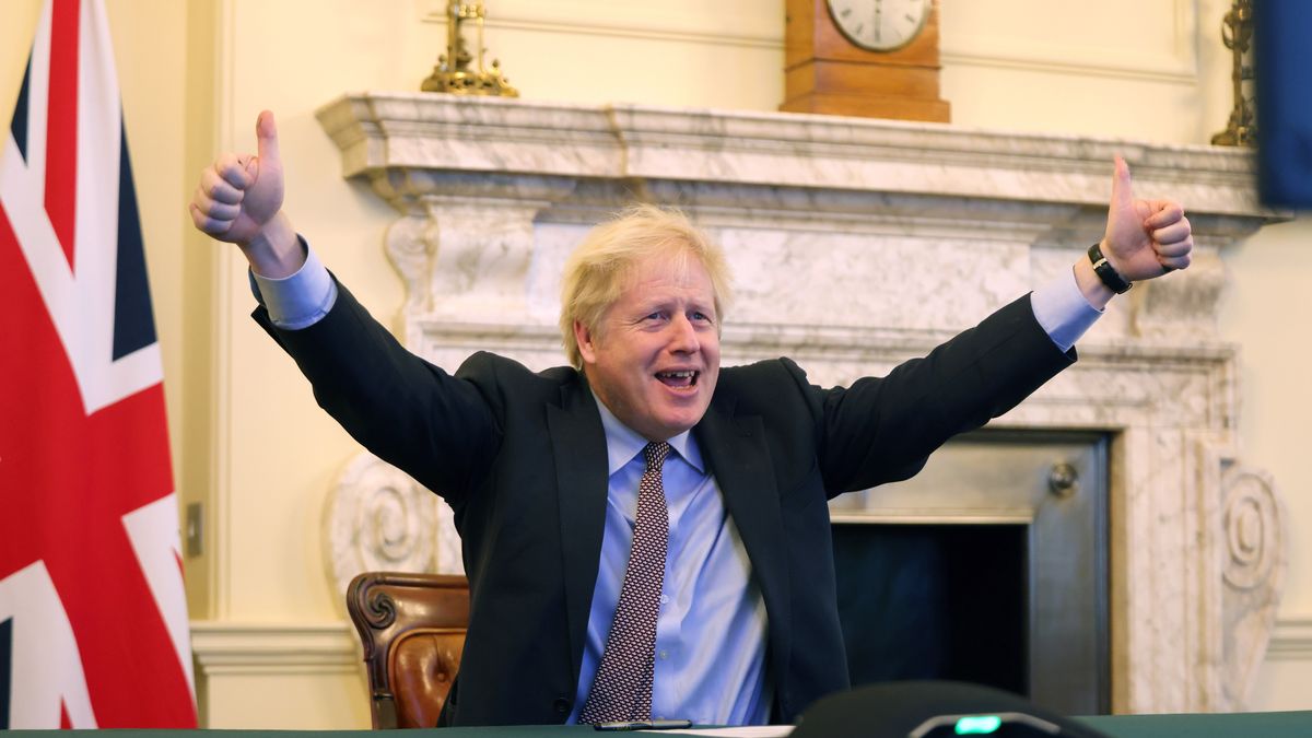 Brexit jednak z umową handlową. Na zdjęciu premier Wielkiej Brytanii Boris Johnson.