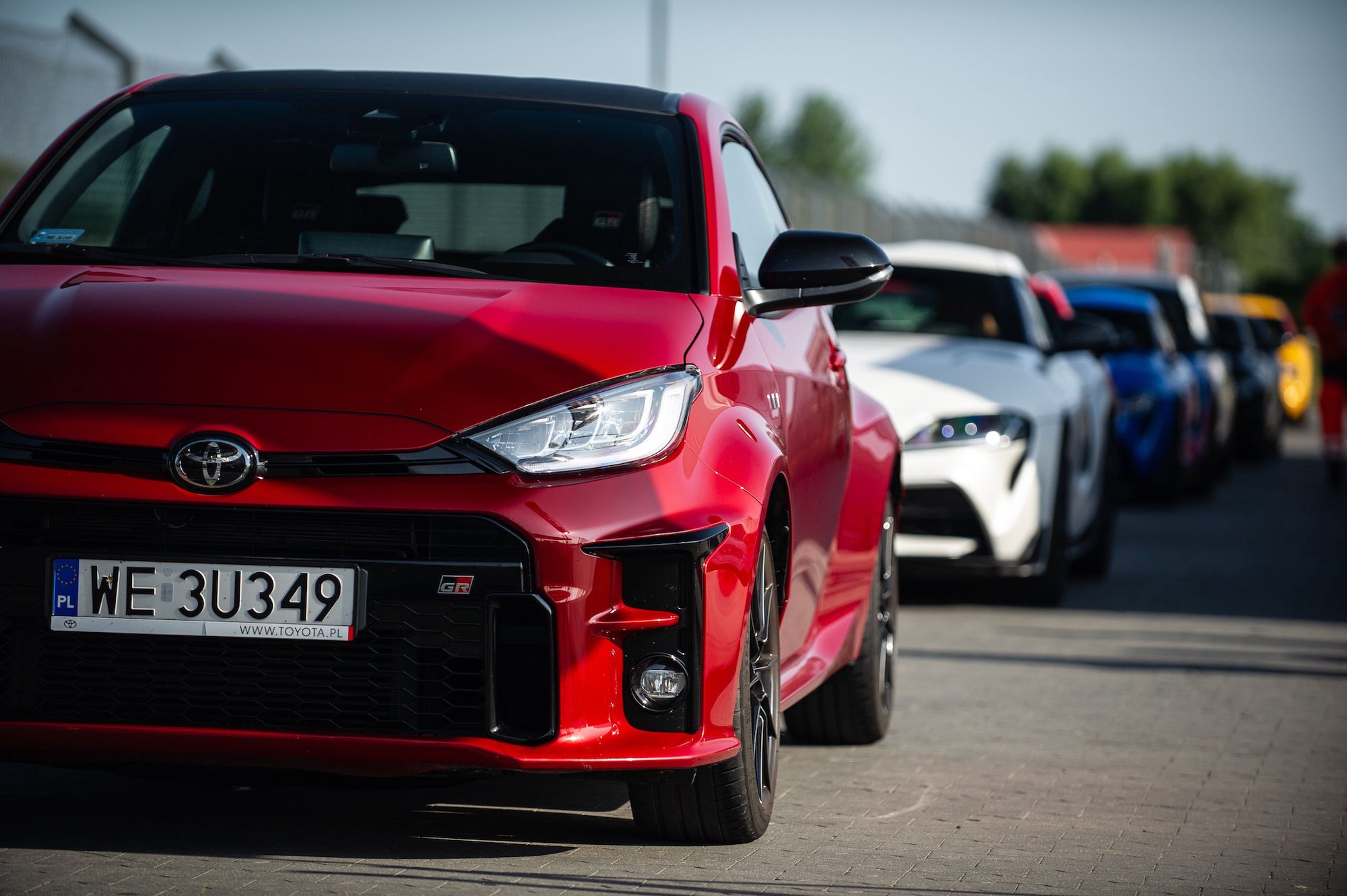 Toyoty GR na torze Słomczyn