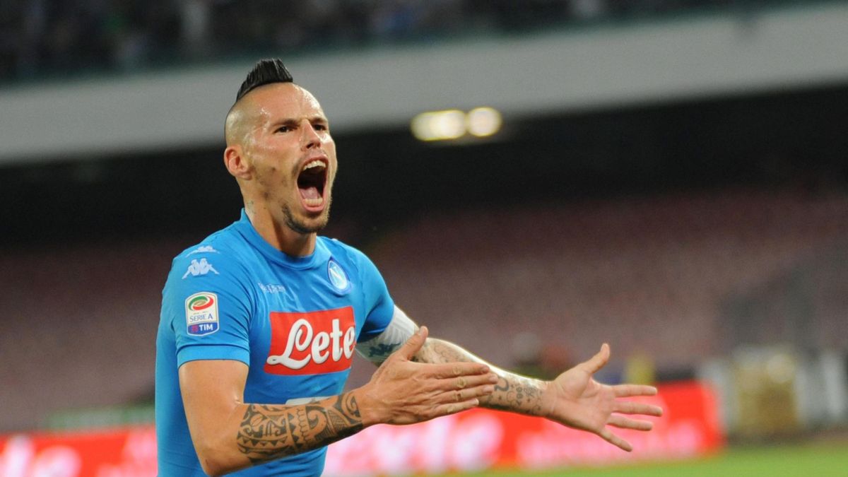 PAP/EPA / CESARE ABBATE / Na zdjęciu: Marek Hamsik