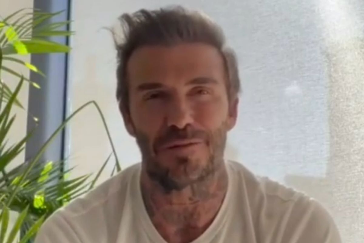 David Beckham oddał instagramowy profil lekarce z Charkowa