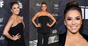 Szczupła Eva Longoria flirtuje z obiektywami na przedoscarowej imprezie