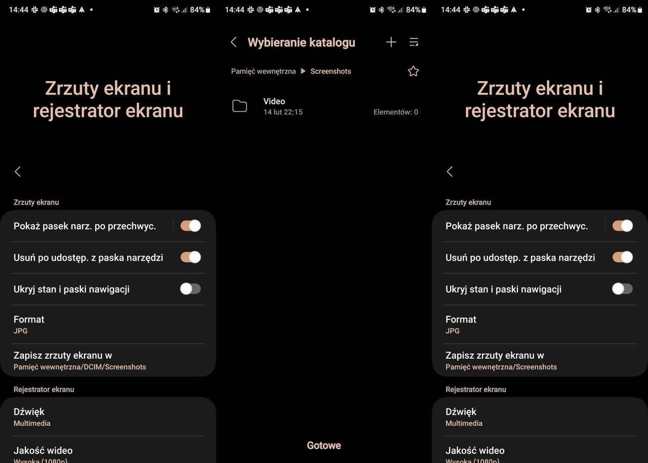 One UI 5.1 pozwala zmienić folder, do którego trafiają screenshoty