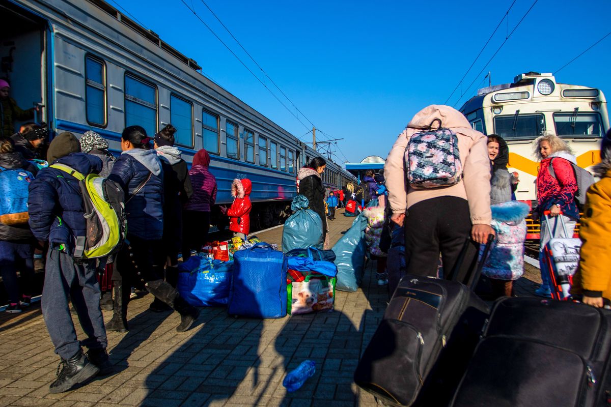 Uchodźcy wojenni z Ukrainy uciekają głównie do Polski 