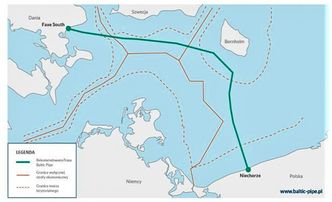 Przebieg Baltic Pipe zaakceptowany przez Gaz-System. Podwodna rura ma mieć 275 km długości