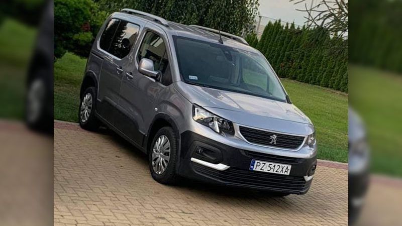 Skradziony Peugeot Rifter o nr rej. PZ 512XA