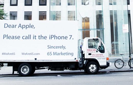 Agencja 6S Marketing do Apple: „Zmieńcie numer iPhone’a 6S na 7”