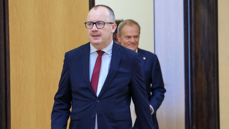 Konferencja prasowa premiera nt. komisji ds. rosyjskich wp?yw�w05.06.2024 Warszawa konferencja premiera Donalda Tuska, ministrow Siemoniaka i Bodnara oraz szefa Sluzby Kontrwywiadu Wojskowego Fot. Jacek Dominski/REPORTER
N/z: Adam Bodnar, Donald TuskJacek Dominski/REPORTER