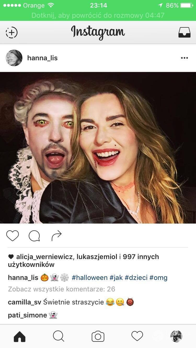 Gwiazdy świętują Halloween