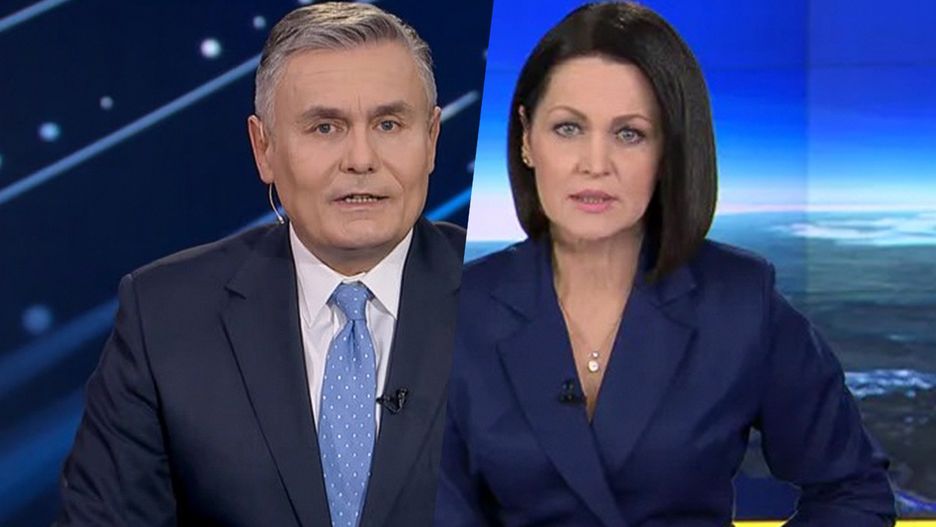 Marek Czyż "19:30" i Diana Rudnik "Fakty" 