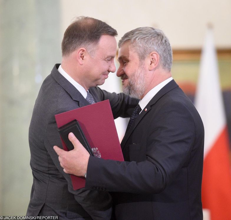 Jan Krzysztof Ardanowski odebrał nominację od prezydenta Andrzeja Dudy