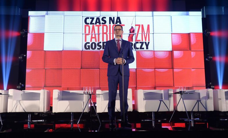Warszawa, 23.10.2017. Mateusz Morawiecki podczas debaty Polska 4.0