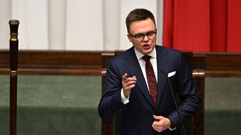 Marszałek Sejmu Szymon Hołownia