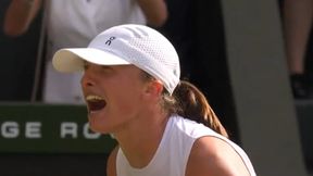 Piłka na linii, Iga Świątek wybuchła radością [WIDEO]