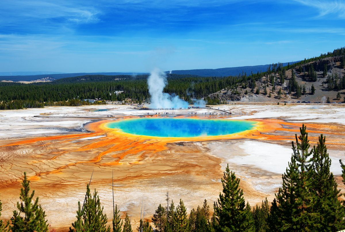 Gorące źródła w Yellowstone (zdjęcie ilustracyjne