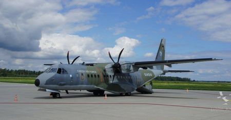 CASA C-295M gościem na lubelskim lotnisku