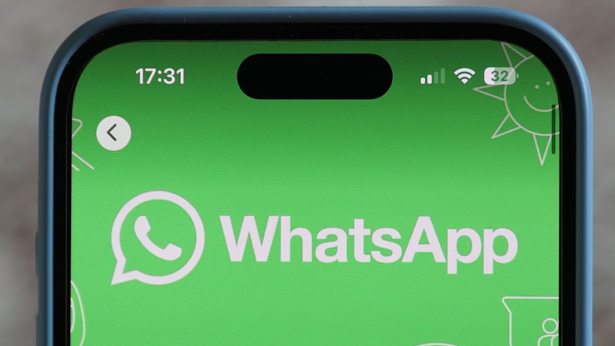 WhatsApp on App Store is seen in this illustration photo taken in Poland on August 8, 2024. (Photo by Jakub Porzycki/NurPhoto via Getty Images)