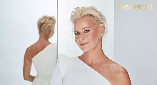 Malgorzata Kożuchowska ze swoją linią kosmetyków Perfecta Skin