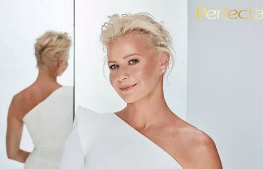 Malgorzata Kożuchowska ze swoją linią kosmetyków Perfecta Skin