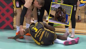 Te obrazki mówią wszystko. Zawodnik czeka na wyrok?