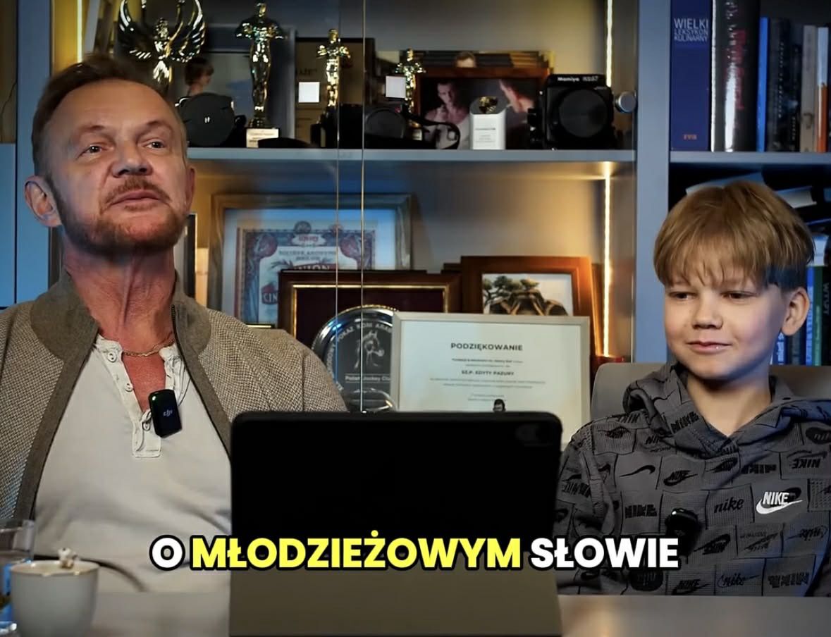 Cezary Pazura pokazał 13-letniego syna