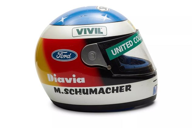 Kask Michaela Schumachera z 1991 roku zmieni właściciela (fot. Bonhams)