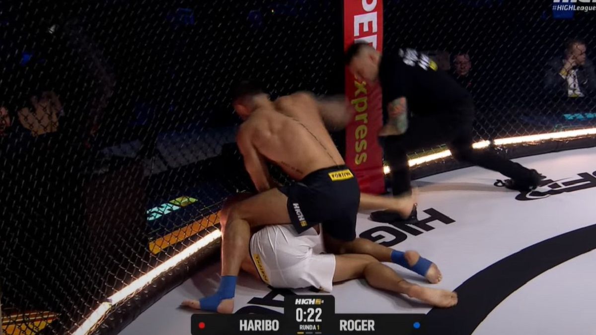 Roger Salla wygrywa z Mateuszem Gąsiewskim