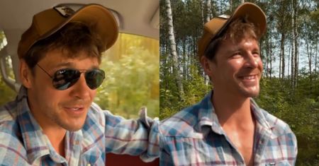 Mikołaj Roznerski BUDUJE DOM w lesie. Pokazał nagranie. "Spełniam swoje marzenia" (WIDEO)