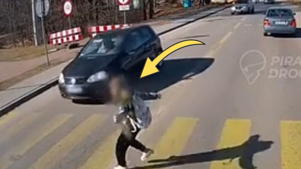 O krok od tragedii na przejściu dla pieszych