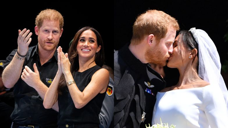 Nigdy wcześniej niepublikowany portret ślubny Meghan Markle i księcia Harry'ego trafił do sieci! Internauci pieją z zachwytu (FOTO)