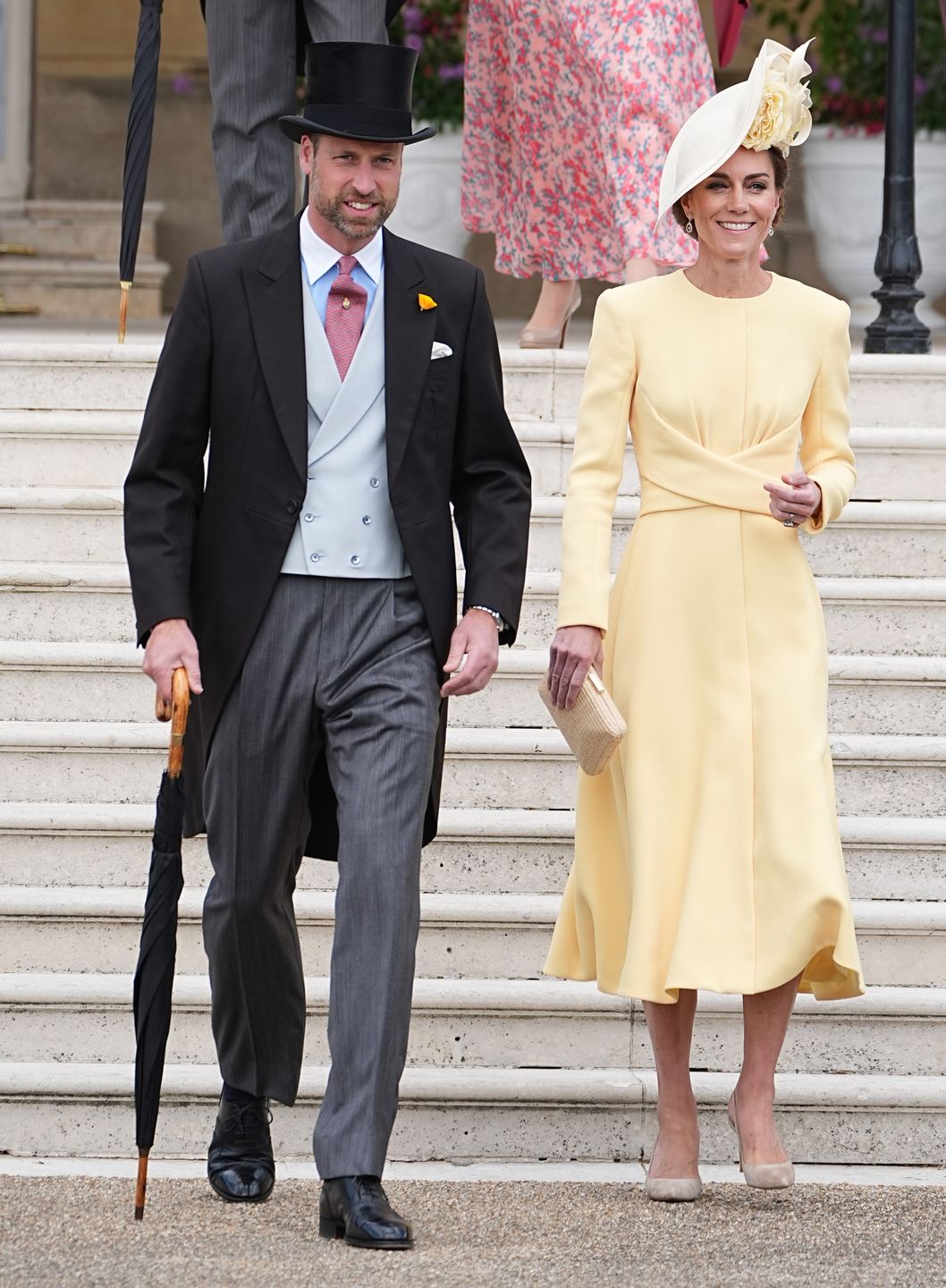 Księżna Kate i książę William na przyjęciu ogrodowym