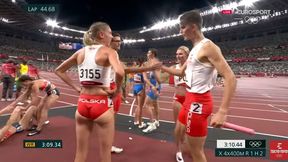 To był kapitalny bieg polskiej sztafety. Pobili rekord Europy, byli o krok od rekordu świata (wideo)