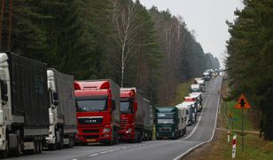 Gehenna kierowców. Trzy doby stania na granicy z Białorusią