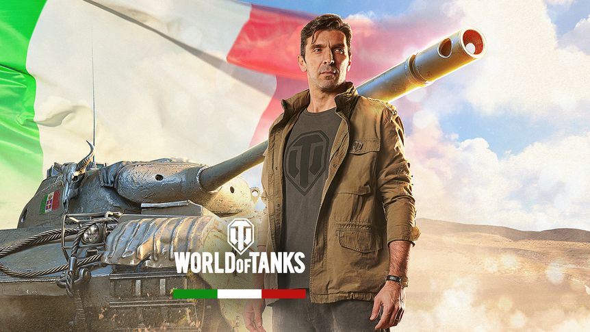 Materiały prasowe / Wargaming / Gianluigi Buffon jest twarzą gry World of Tanks