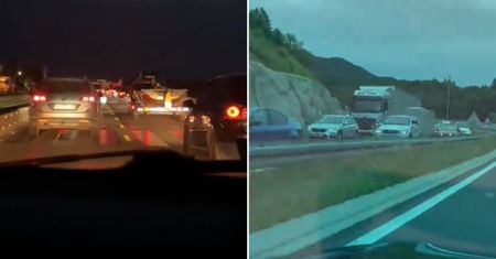 "W tym samym dniu". Aż pokazali nagrania. Potężne korki
