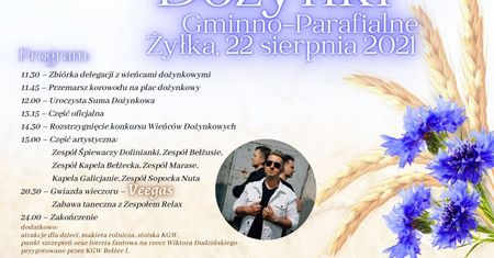 Dożynki Gminy Bełżec 2021. Gwiazdą imprezy zespół Veegas