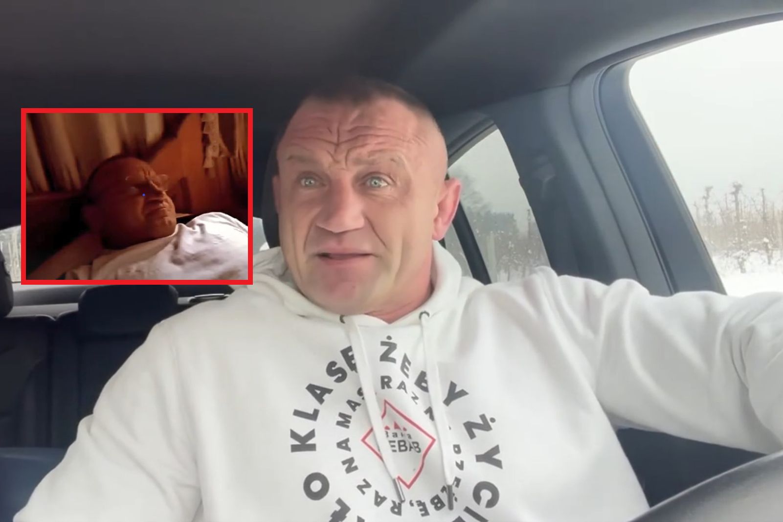 Sobota, 5.20. Pudzianowski pokazał film z łóżka. Jeden szczegół zwraca uwagę