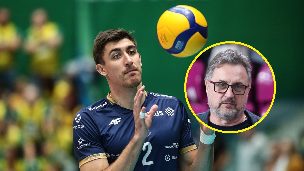 Łukasz Kaczmarek i Wojciech Drzyzga (w kółeczku)