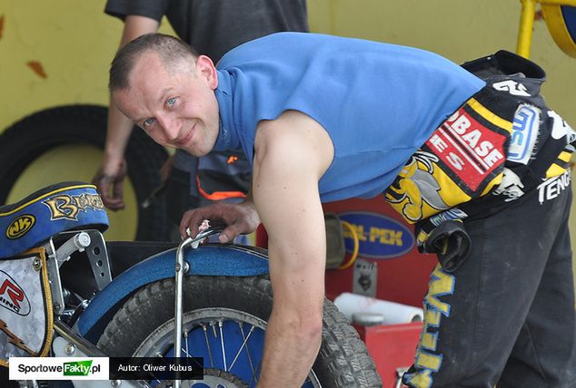 Stanisław Burza miał po piątkowym treningu powody do zadowolenia