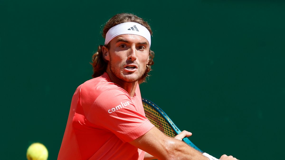 PAP/EPA / Sebastien Nogier / Na zdjęciu: Stefanos Tsitsipas