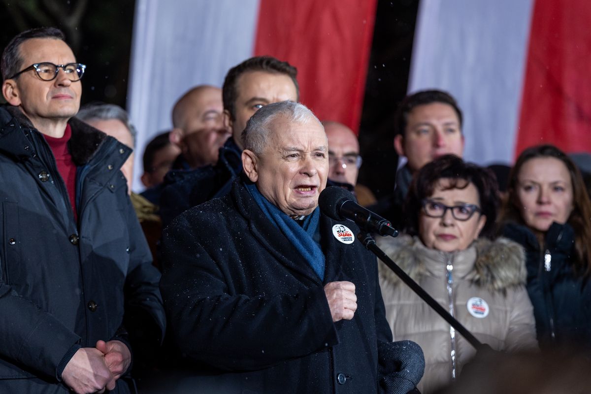 mateusz morawiecki, Jarosław Kaczyński, prezes pis Chce być prezesem PiS po Kaczyńskim. Twarda deklaracja