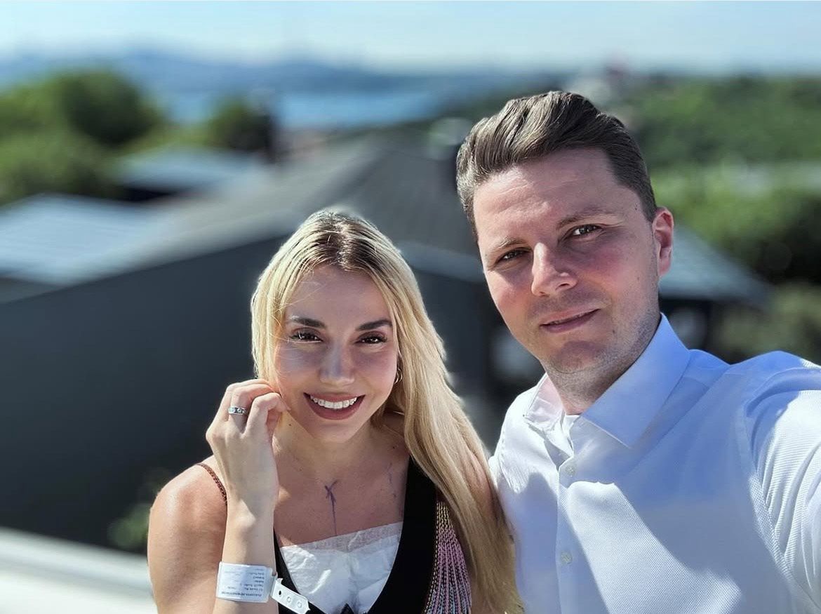 Marianna Schreiber i Piotr Korczanowski 