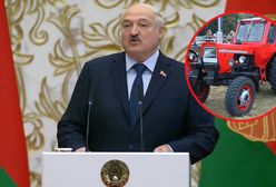 280 km/h traktorem. Łukaszenka "bryluje" przed dziennikarzami