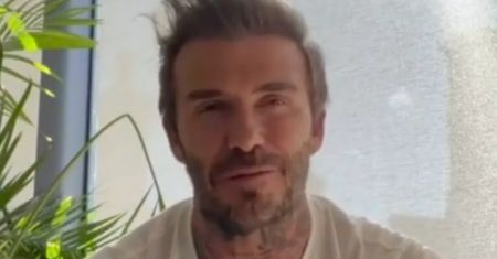 David Beckham oddał instagramowy profil lekarce z Charkowa