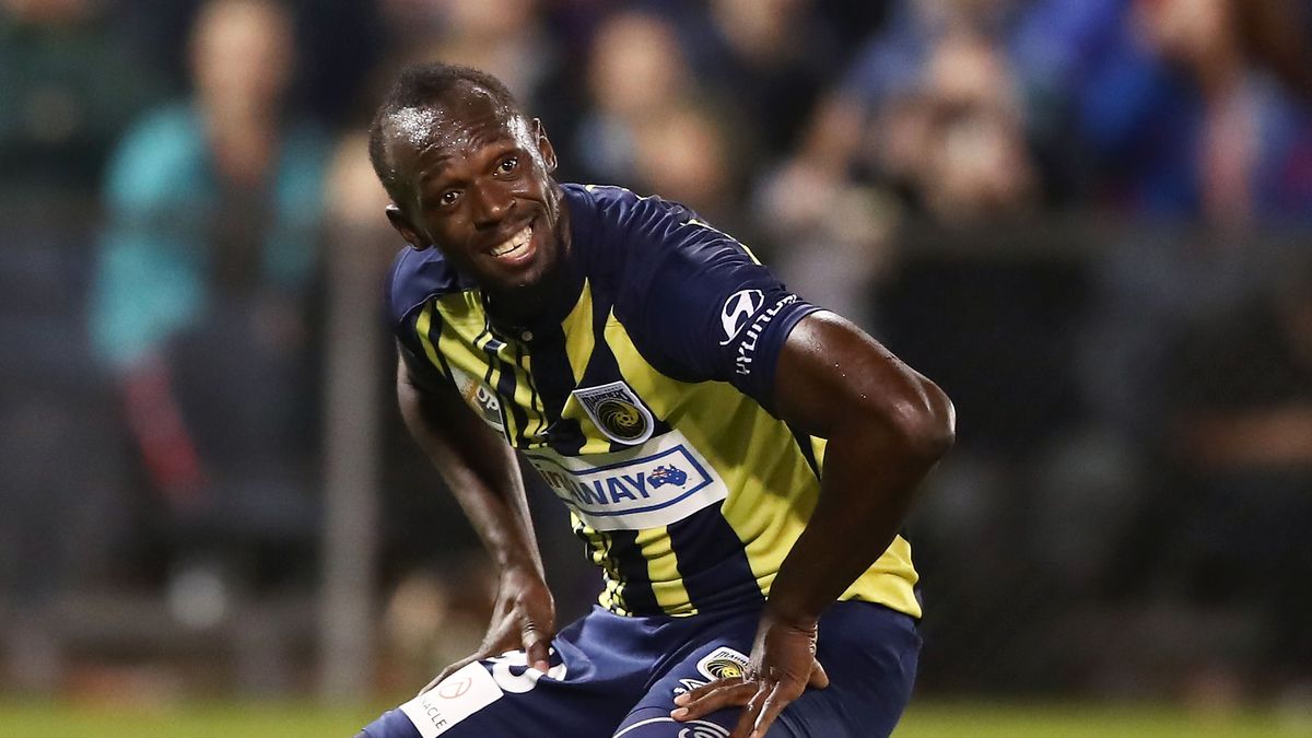 Usain Bolt w barwach Central Coast Mariners