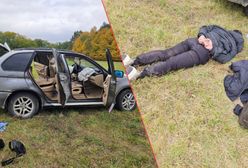 Nielegalni migranci próbowali uciekać bmw. Myśleli, że im się uda