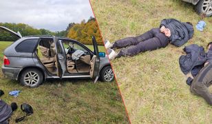 Nielegalni migranci próbowali uciekać bmw. Myśleli, że im się uda