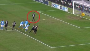 Katastrofalny karny w meczu Napoli (wideo)