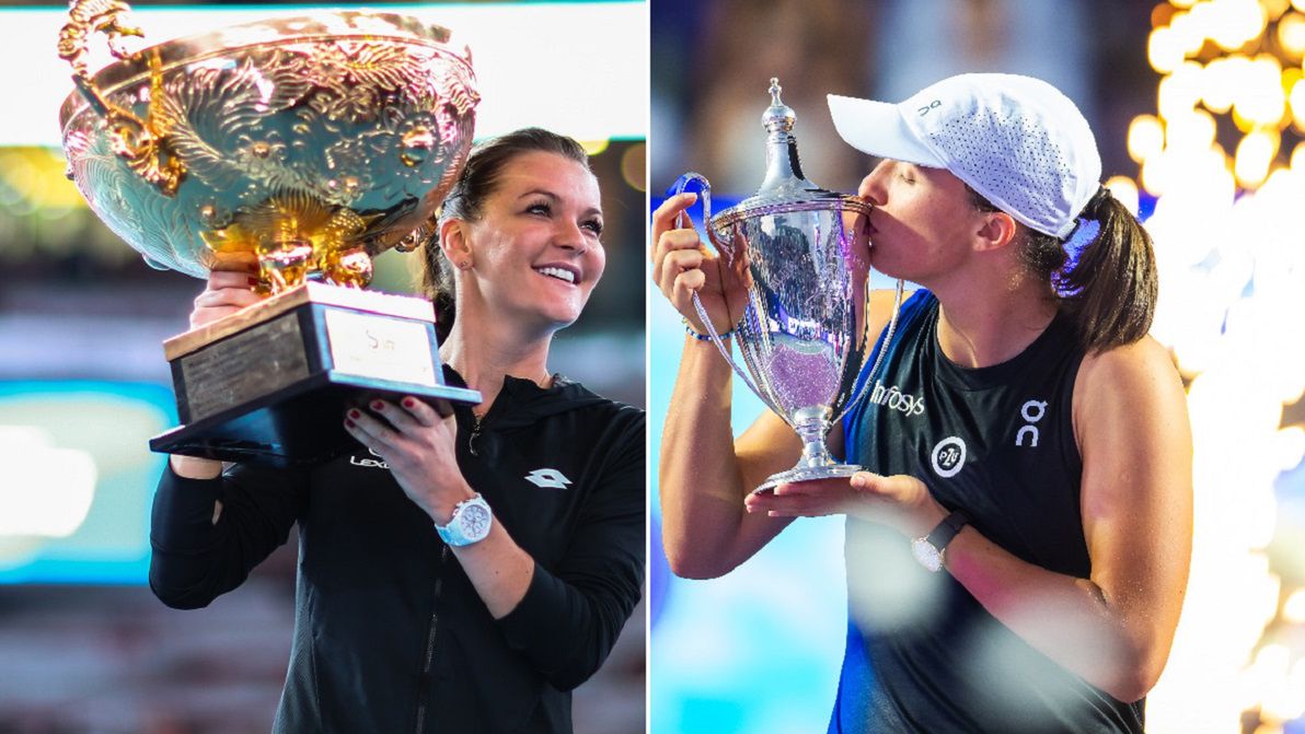Getty Images / Agnieszka Radwańska i Iga Świątek