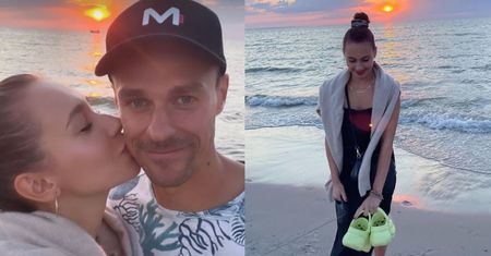Piotr Żyła i Marcelina Ziętek wymieniają czułości przy zachodzie słońca (FOTO)